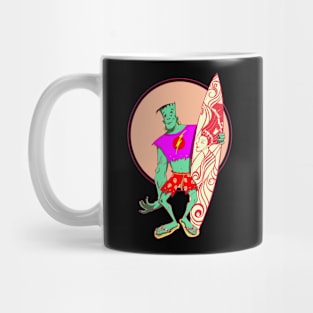 surf monster Mug